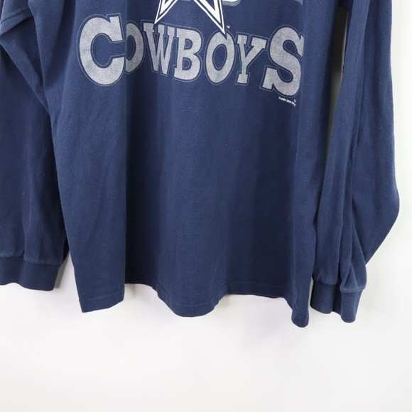 90s Mens Large Dallas Cowboys Turtleneck Sweater - Picture 4 of 8